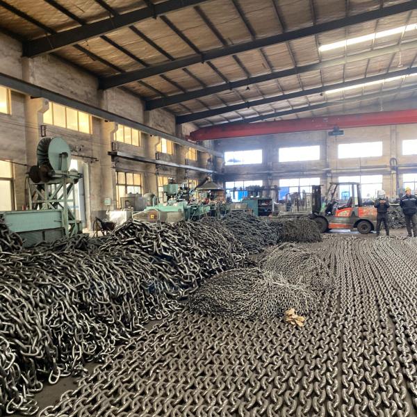 52mm Spray Paint Stud Link Marine Mooring Chain U1 U2 U3 Spray Paint