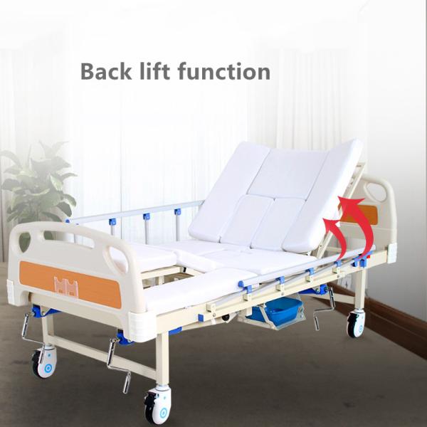 2000*900mm Urinal Closed Hospital Patient Bed Back Starting Leg Lift