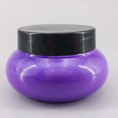 Bola roxa frascos 4.06oz de creme cosméticos dados forma de 44mm