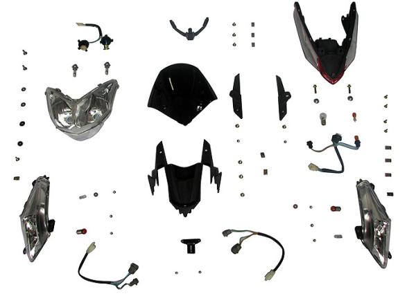Durable Motorbike Light Accessoriesfor Headlights Taillights Winkers Turning Lights