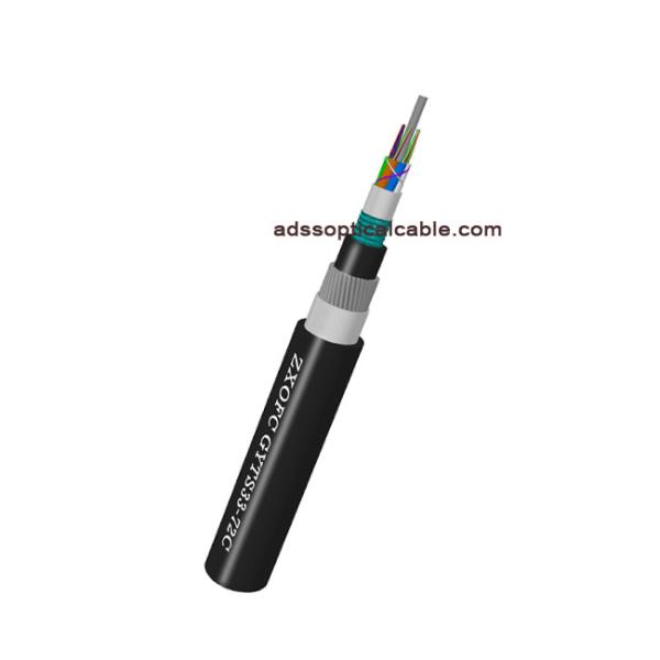 Steel Tape Underwater Fiber Cables GYTS33 Armored G652D UV Resistance