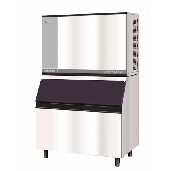 Ce Approved Commercial Ice Maker Machine 2500W Stainless steel