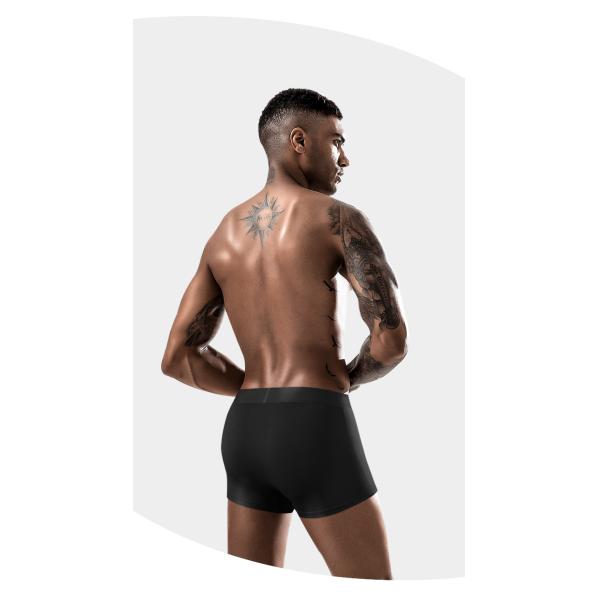 Regenerated Cellulose Mens Breathable Panties Solid Color Seamless Boxer Briefs Mens