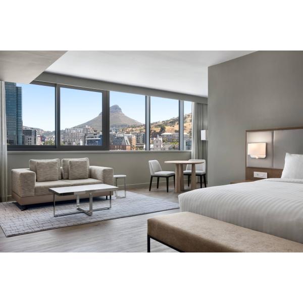 Мебель спальни звезды гостиницы 5 стандартная устанавливает облицовку Ashtree + светлая мебель отдыха оттенка