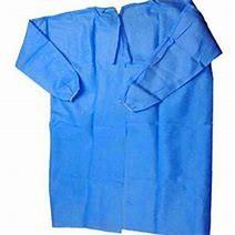 PP Non - Woven Disposable Medical Gowns Without Hood And Feet Cover