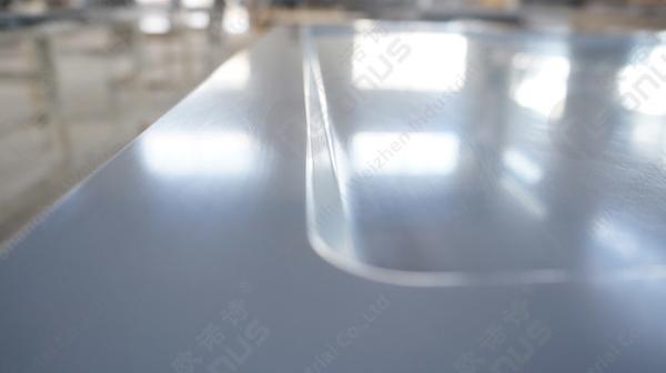 Ice Blue Epoxy Resin Countertop With Resist Heat And Corrosion for Laboratory Furniture