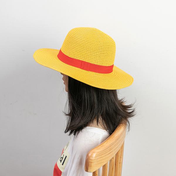 Anime Cosplay Dress Up Sun Hat with Ribbon Rope Accessory Type and Performance Design