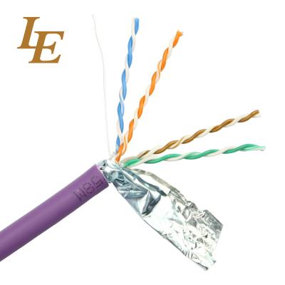 Cabo de Lan torcido U customizável da rede Ethernet/gato 5e 4 de UTP em 1 Unshielded