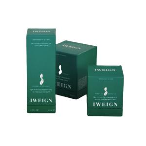 O empacotamento da cor verde perfuma a caixa Eco 7x7x10cm recicláveis amigáveis