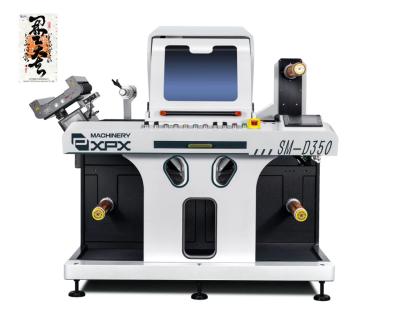 Máquina de corte automático de etiquetas a laser eficiente com três cortes
