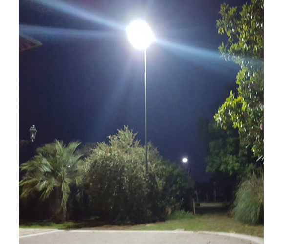 5500K en aluminium de première qualité 55mm a mené le réverbère solaire