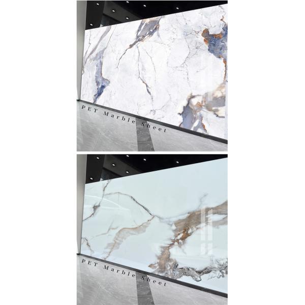 Бамбуковый угольный деревянный фанера 1220x2800 мм высокий глянцевый PVC мраморный лист