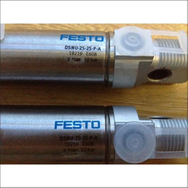 Festo Cylinder DSNU-25-25-P-A Silver High Precision Space-Saving Compact Design High Adaptability Easy Installation