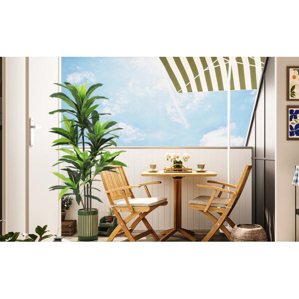 Dracaena Silk Plant Artificial 5ft Faux House Plants Evergreen Dracaena Marginata Fake Yucca Palm Trees in Pot