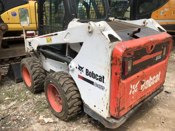 BOBCAT S550 Used Skid Steer Loader 74HP 118KW For Landscaping