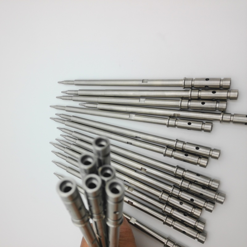 Medical Metal Blowing Deep Hole Long Shaft Side Hole Needle CNC Machining