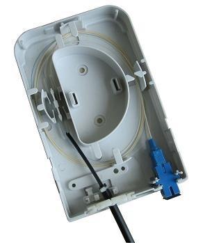 Lightweight Fiber Optic Distribution Box 205x115x35 Mm For Mini FTTx