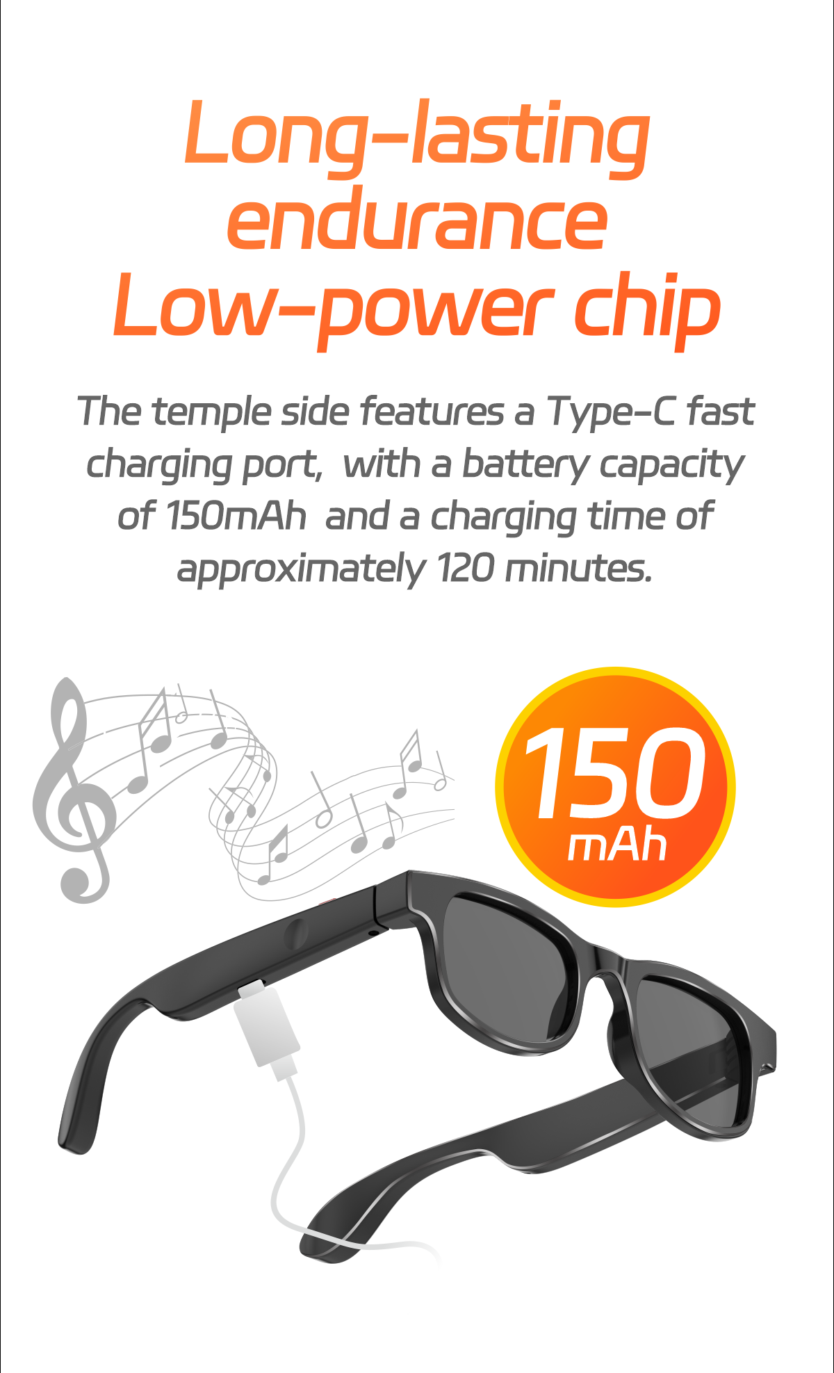 SHUNXIANG AIMB-V3 Anti-Blue Light Smart Glasses AI Voice Assistant Music Control Camera Remote Type-C Charging Voice App Control