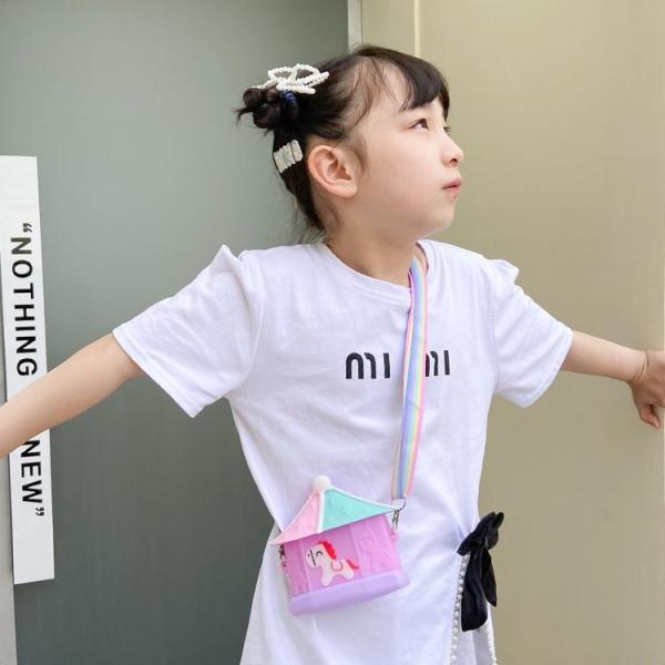 Carousel Kid CrossBody Shoulder Bag BPA Free Silicone Pencil Case For Stationery And Makeup Organization School Supplies