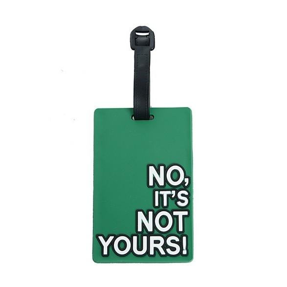 Carton Silicone Letter Boarding Baggage Tags for Trolly Hanging Tag Travel Essential Name
