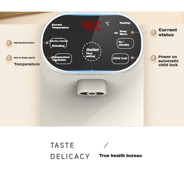3L Capacity Thermostatic Electric Kettle 800W 12 Gear Water Temperature Adjustment
