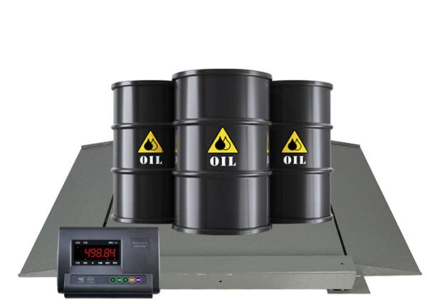 1.5M Stainless Steel Platform Scale , 1 Ton Platform Weighing Scale