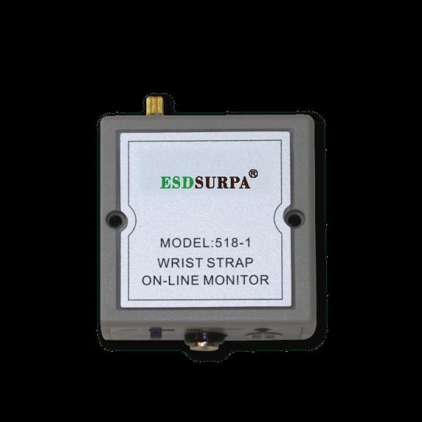 Muñeca de la correa de la muñeca en línea de monitoreo Antistático Muñeca de la correa de la muñeca Tester 518-1/518-2 probador ESD