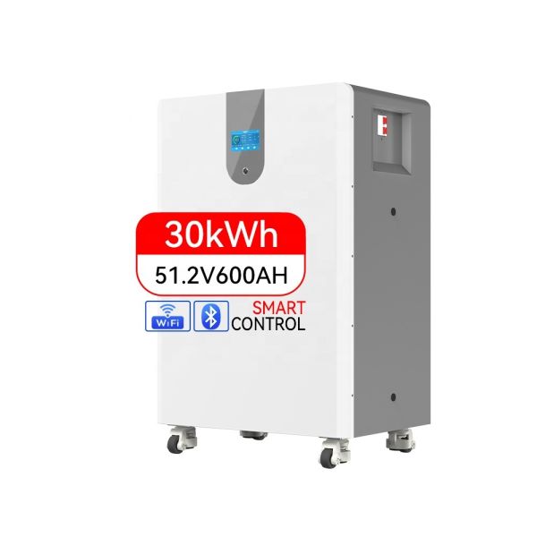 EXLIPORC 30kWh LiFePO4 Energy Storage Battery with 10,000 Cycles and Industrial-Grade Reliability for Solar Energy Systems