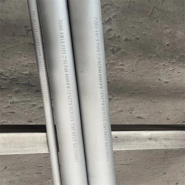 A fonte Ss redondos soldados decorativos de aço inoxidável da fábrica de China conduz o SUS 2205 que os Ss frente e verso conduzem o tubo de aço inoxidável