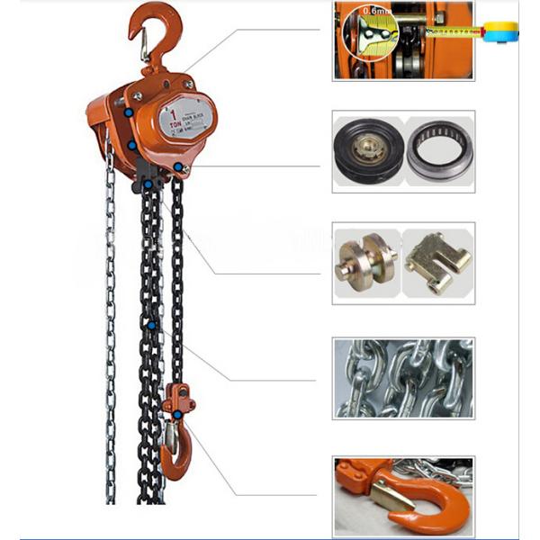 New Condition Manual Chain Hoist Custom Lifting Height Slight Design Framework small chain hoist