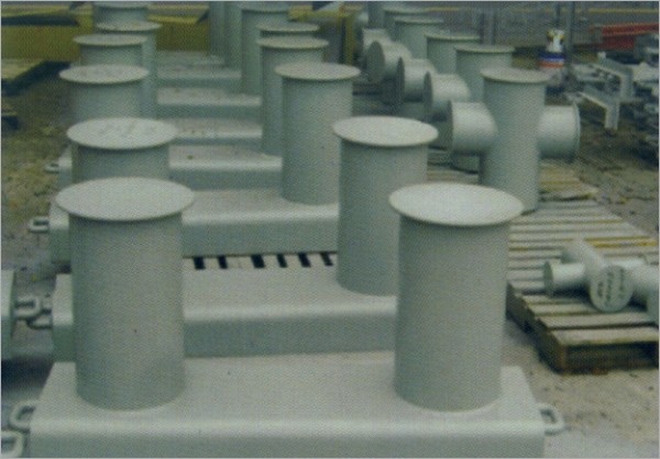 ODM Marine Steel Welding Mooring Double Bitt Bollard
