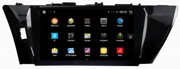 Ouchuangbo car radio in dash gps navigation for Toyota Corolla 2014-2015 support big screen pure android 4.4 system