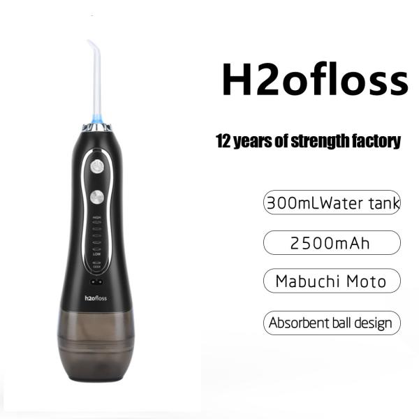 Low Voice Dental Water Flosser Portable Electric Cordless Oral Irrigator IPX7 Waterproof