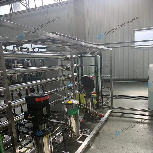 Système RO en acier inoxydable de 1 tonne pour le traitement de l'eau ultrapure de laboratoire