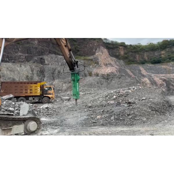Excavateur entièrement hydraulique Jack Hammer Attachment 13 Tonne Breaker personnalisé