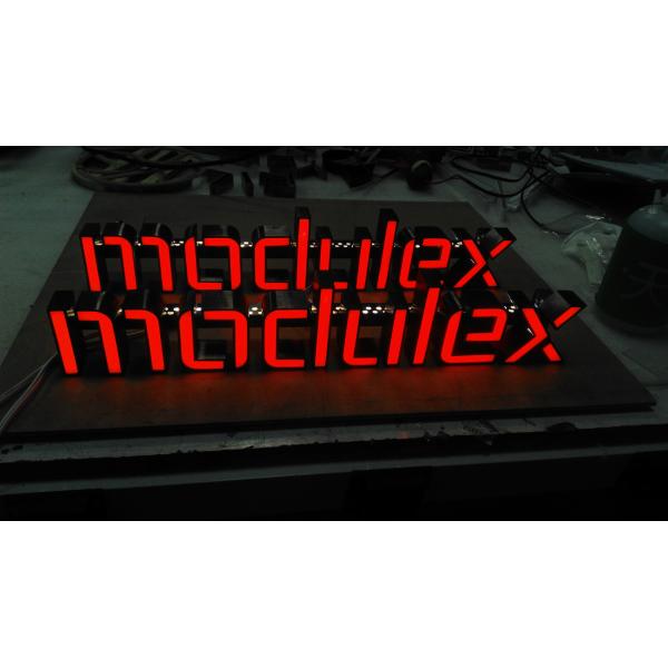 UL Listed 3D LED Letter Signs PVC / Aluminum PANTONE RAL Color