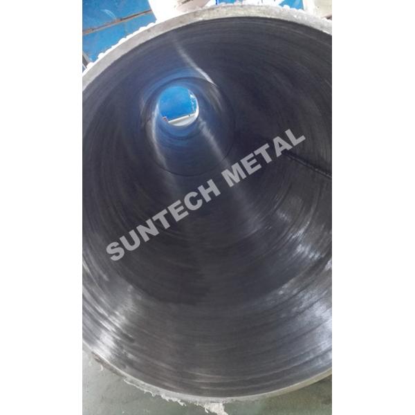 UNS N04400 Nickle Alloy and Carbon Steel Clad Pipe For Chemical Process Equipment