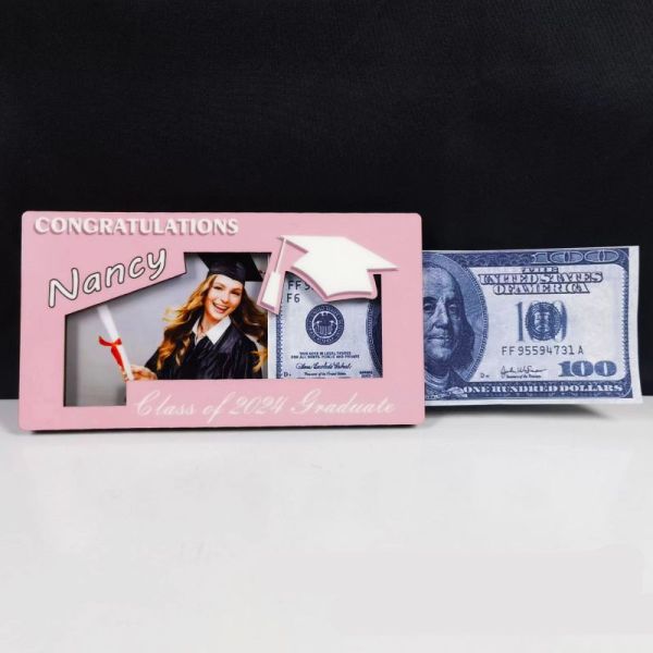 3 Layers 9mm Sublimation Graduation Photo Frame Blank MDF Graduation Money Card
