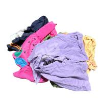 100% Recycling Cut Second Hand Clothes Rags Mixed Wiping Cloth 100% Cotton Rags for Industrial