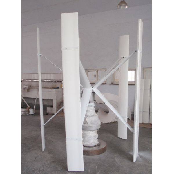 1kW 48V Vertical Axis Wind Turbine Kit for RV/Boat/Cabin – Low Noise, DIY Off-Grid Wind Generator with MPPT Controller