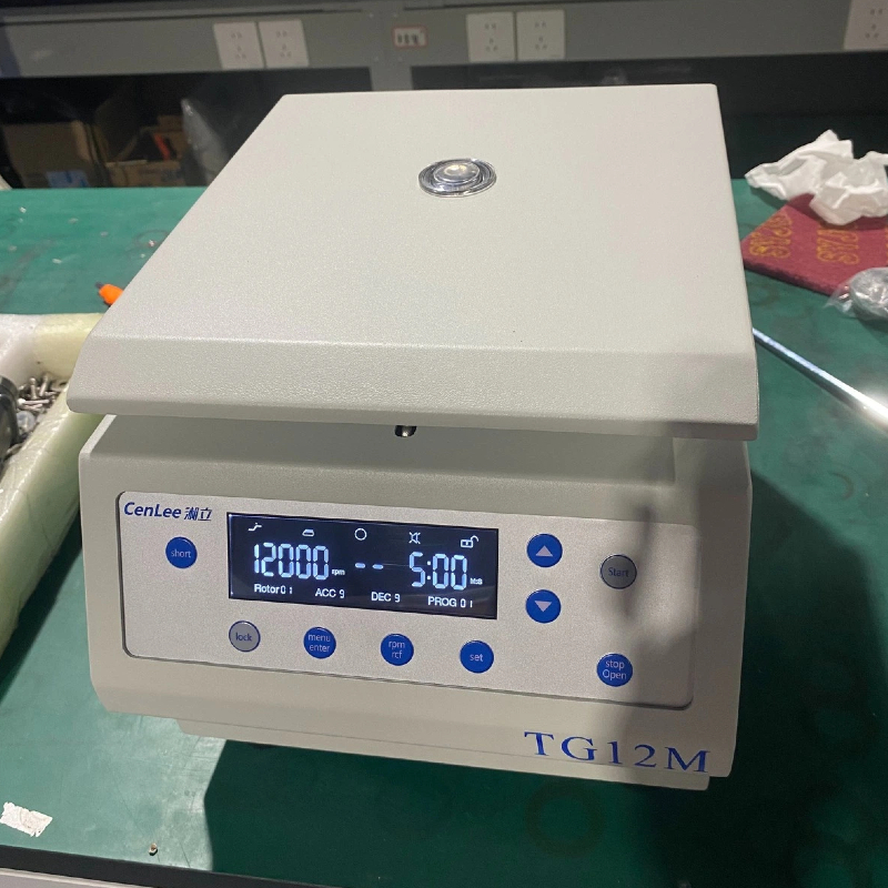 CenLee High Speed 12000rpm Hematocrit Centrifuge with 24pcs Capillary Tube 75mm LCD Display Micro Hematocrit Centrifuge