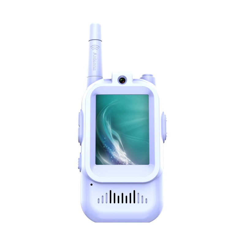 MIni Portable Children Walkie Talkie for Kids 2 Pack in Set with 2 Inch Screen Video Intercom Photo Game Music As Christmas Gift