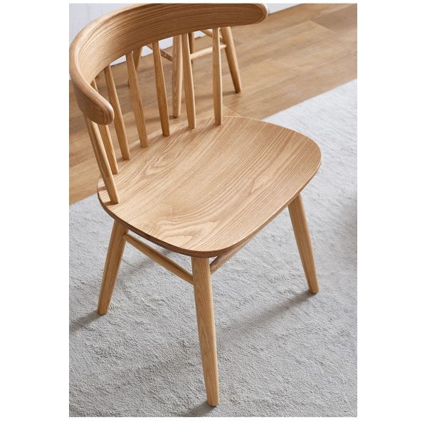 Restaurant Cafe Wood Easy Dining Chair Solid Wood Chair for Restaurant