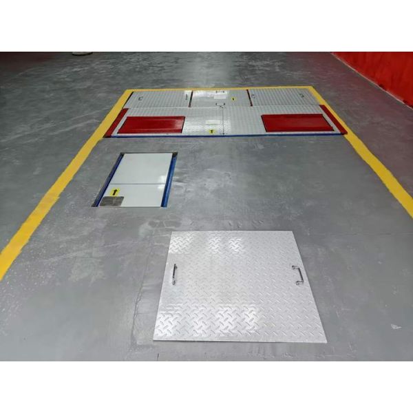 CTGT-3-4 Roller 4-in-1 vehicle test line Roller brake tester with axle load Single plate sideslip tester Suspension test shock absorption and damping tester