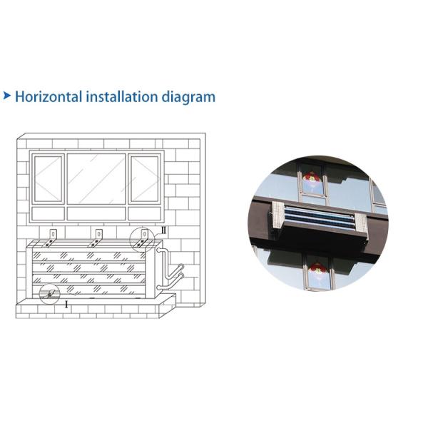 95 Liter Installed On Wall Vacuum Tube Collector Integral Solar Water Heater Without Water Tank