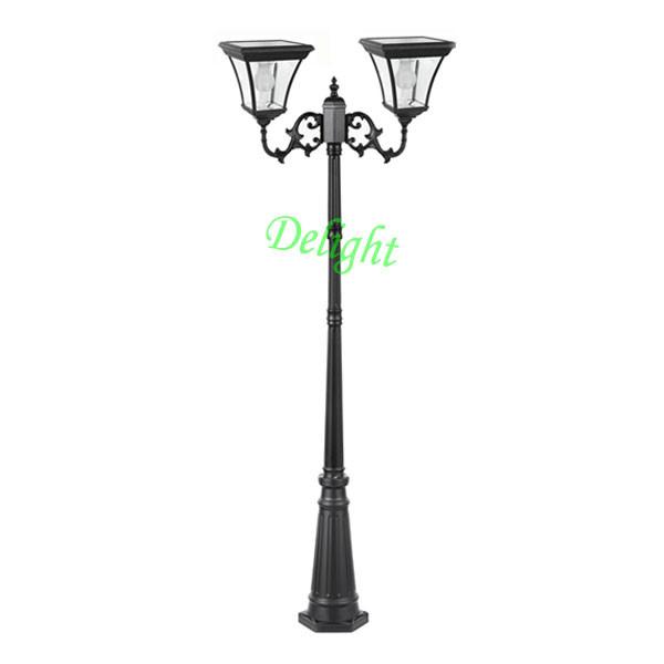 Double Heads Solar Garden Lights for outdoor decorating (DL-SG16C)