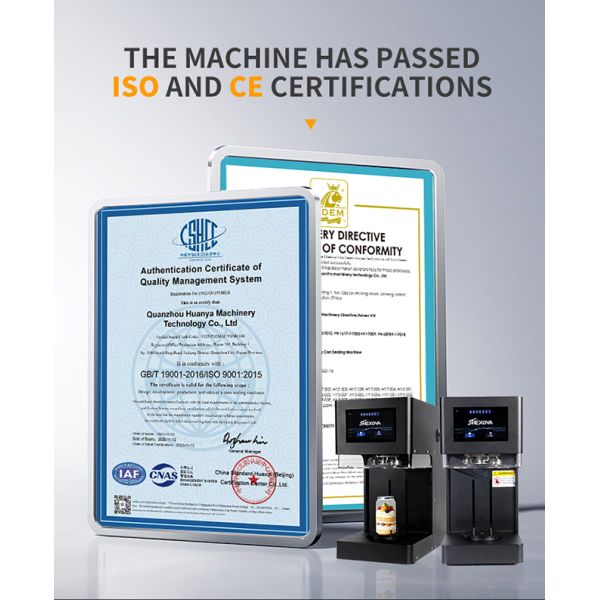 110V/220V Automatic Pet Aluminum Can Sealer Machine With Touch Screen