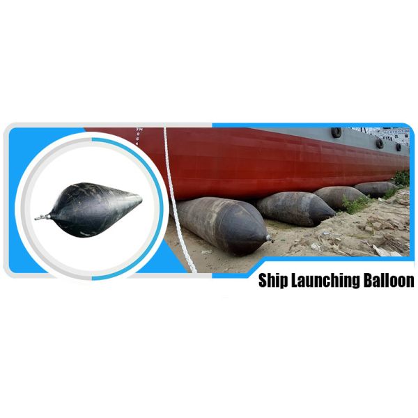 Large Load Bearing Superior Aging Resistance Flexible Inflatable Ship Launching Balloon Marine Airbag