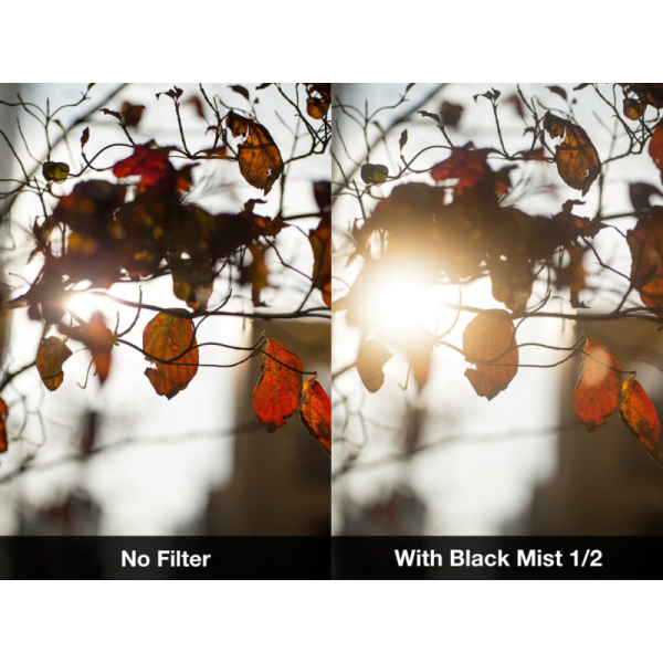 Screw In Camera Lens Filters 37mm - 82mm Black Mist Filter With Double Side Nano Coating