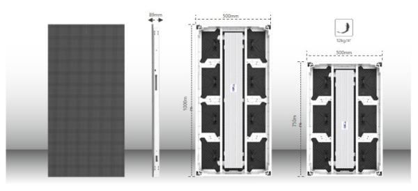 Led Screen Outdoor IP65 Waterproof Programmable Panel Sign P2.9 LED Screen Rental High Definition